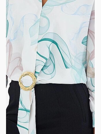 Chemise ample en satin fluide bdart