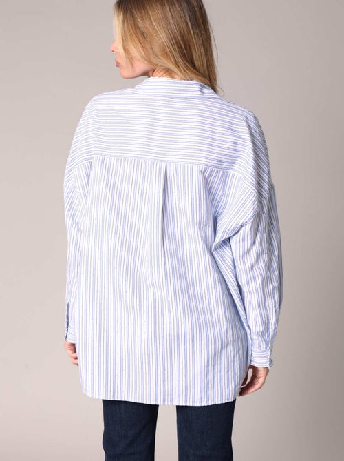 Chemise ample rayée avec strass 'Deeluxe' - Kiabi