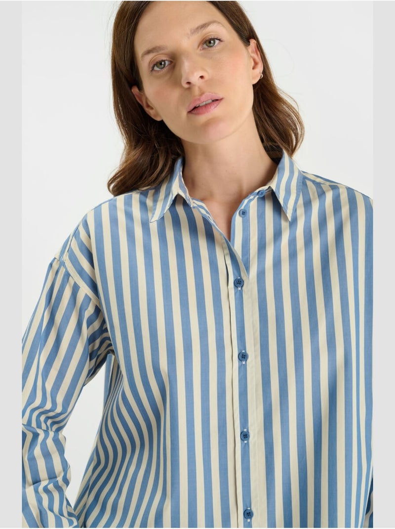 Chemise ANA 'Le Temps Des Cerises' Bleu - Kiabi