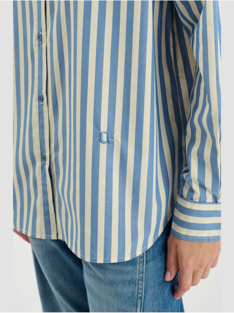 Chemise ANA 'Le Temps Des Cerises' Bleu - Kiabi