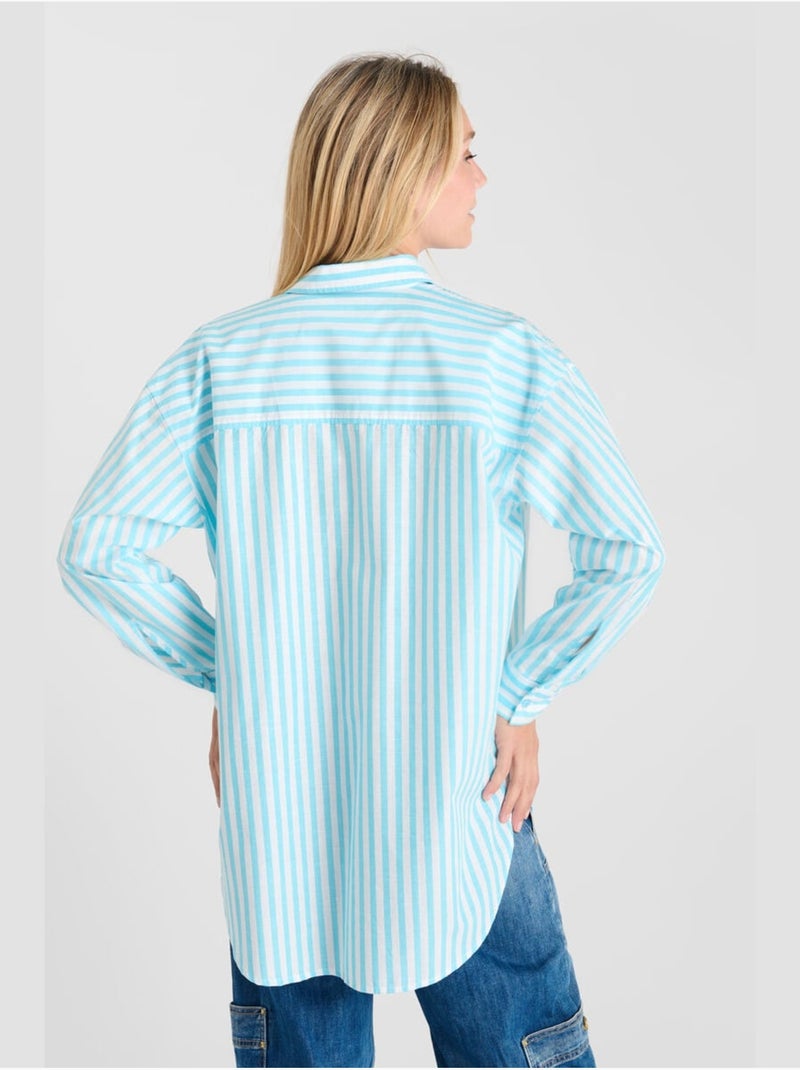 Chemise ariana 'le temps des cerises' Bleu - Kiabi