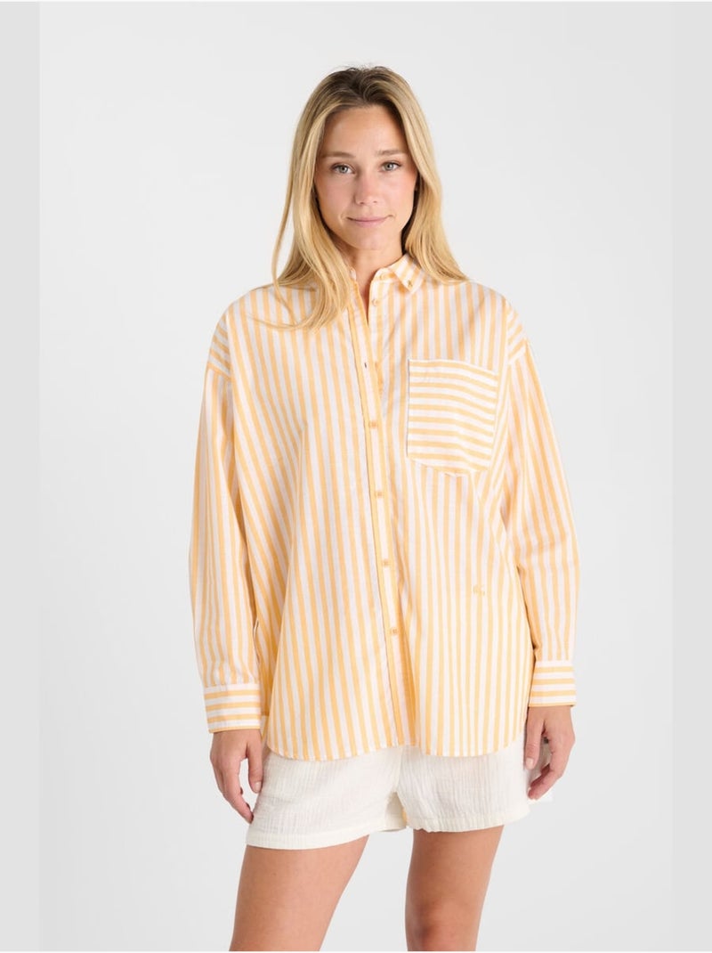 Chemise ARIANA 'Le Temps Des Cerises' Orange - Kiabi