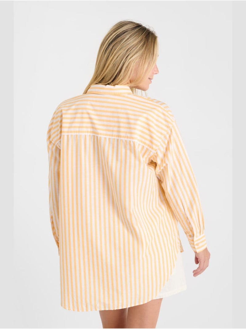 Chemise ARIANA 'Le Temps Des Cerises' Orange - Kiabi