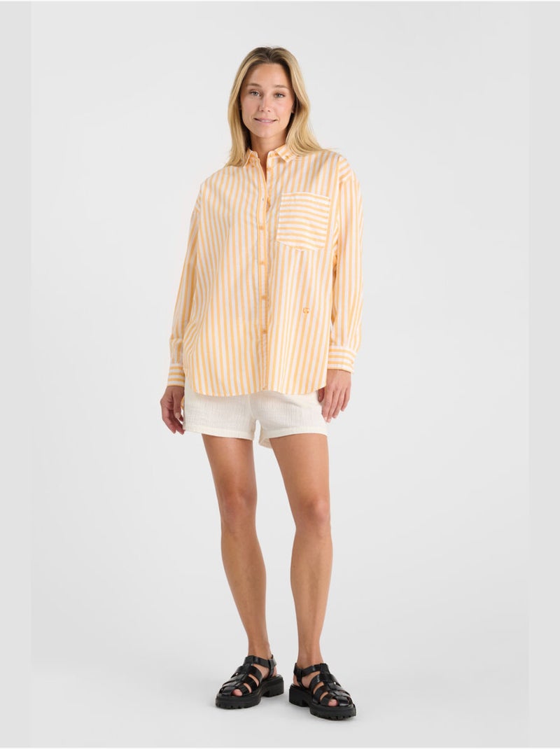 Chemise ARIANA 'Le Temps Des Cerises' Orange - Kiabi