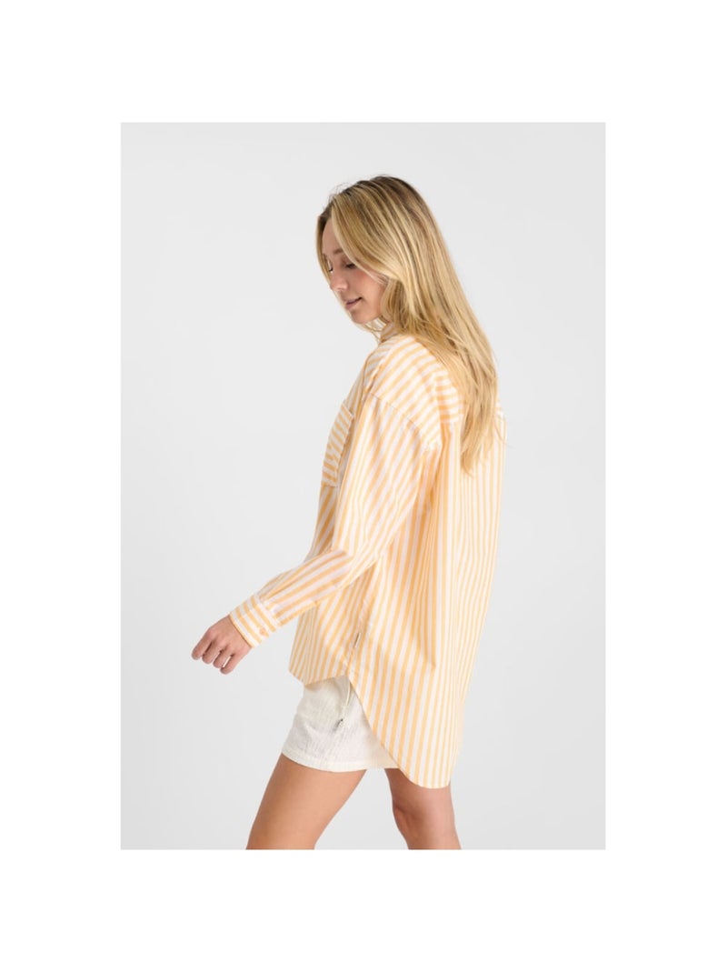 Chemise ARIANA 'Le Temps Des Cerises' Orange - Kiabi