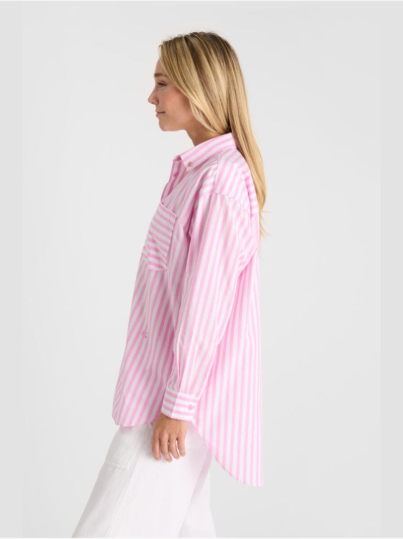 Chemise ariana 'le temps des cerises' Rose - Kiabi