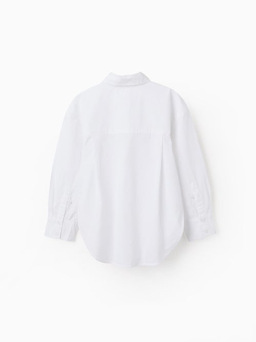 Chemise Asymétrique en Coton - Kiabi