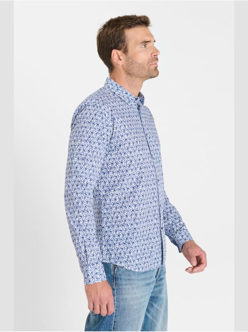 Chemise ATIX 'Le Temps Des Cerises' Bleu - Kiabi