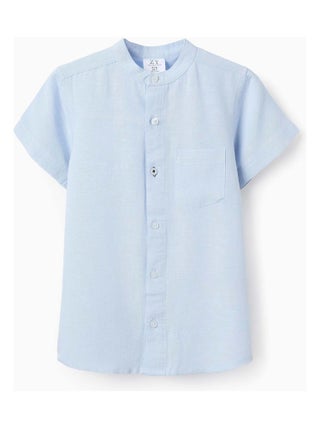 Chemise avec Col Mao et Poche