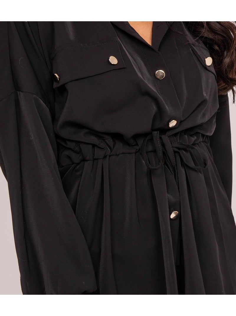 Chemise avec cordon ORELLE Noir - Kiabi