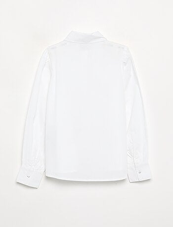 Chemise avec faux bijoux sur le col