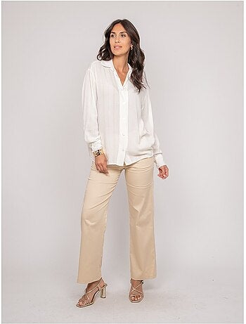Chemise avec fil lurex ODAYA