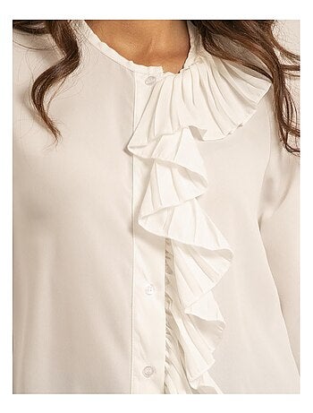 Chemise avec volant ODILE