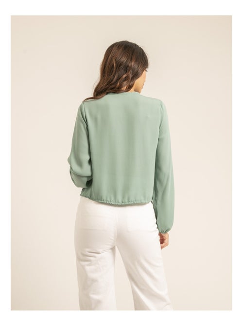 Chemise avec volant ODILE - Kiabi