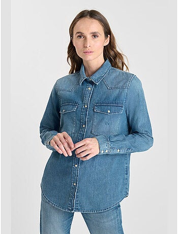 Chemise BARBARA en jeans 'Le Temps Des Cerises'