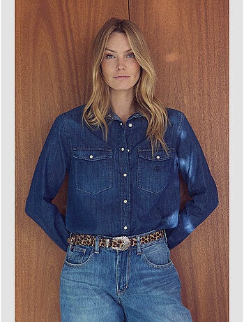 Chemise barbo en jeans 'le temps des cerises'