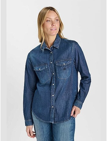 Chemise barbo en jeans 'le temps des cerises'
