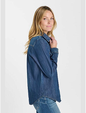 Chemise barbo en jeans 'le temps des cerises'