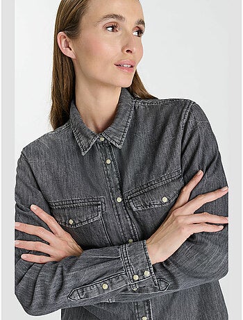 Chemise barbo en jeans 'le temps des cerises'