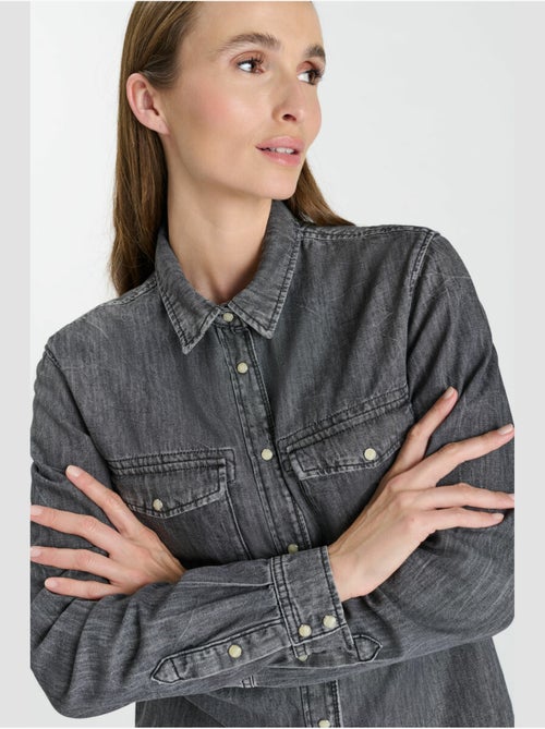 Chemise barbo en jeans 'le temps des cerises' - Kiabi Chemise barbo en jeans 'le temps des cerises' - Kiabi