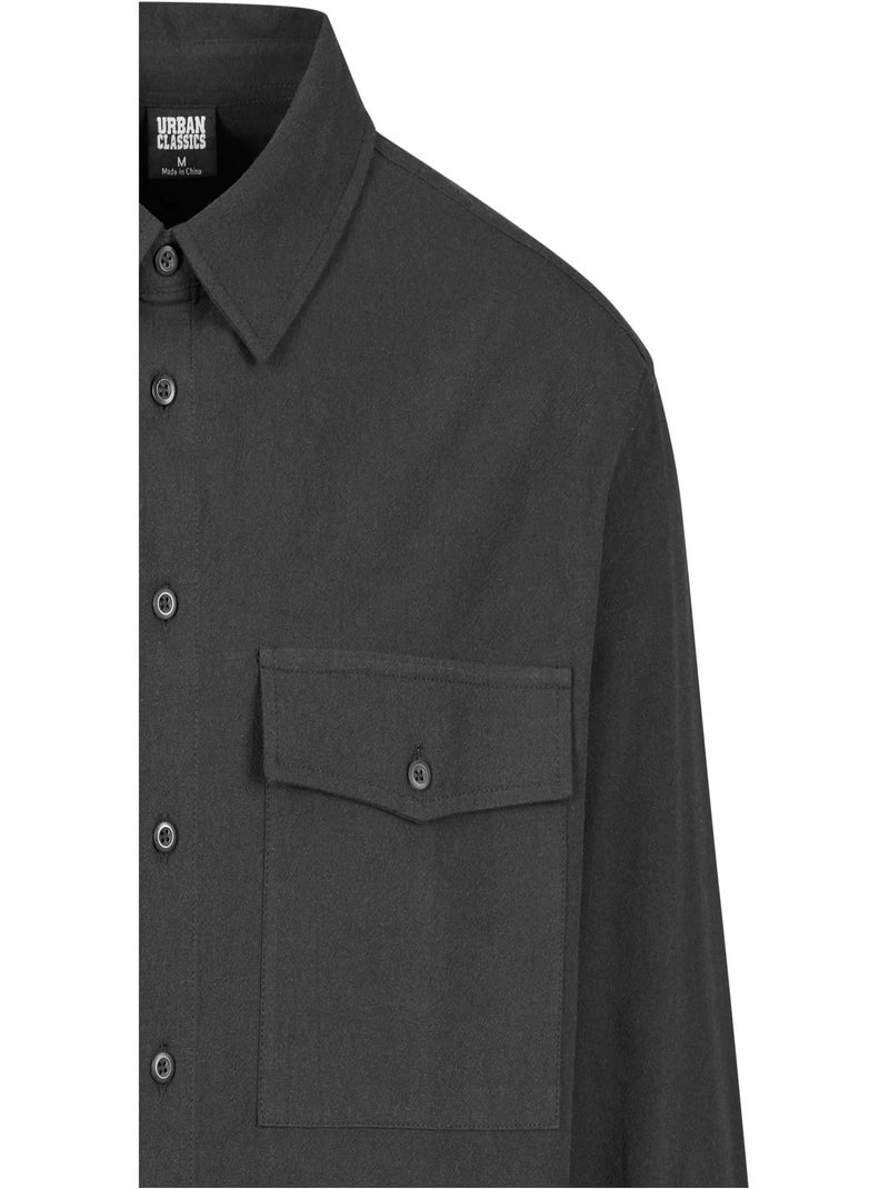 Chemise basic - urban classics Noir - Kiabi