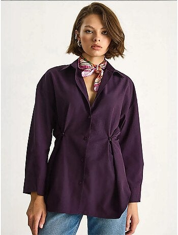Chemise basique boutonnée bianco lucci
