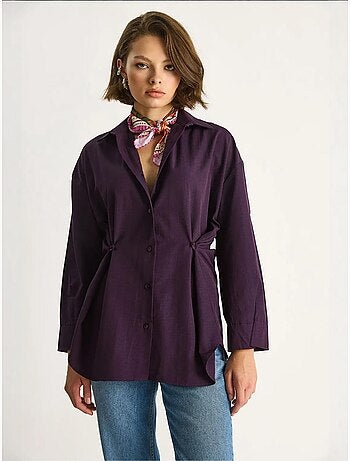 Chemise basique boutonnée bianco lucci