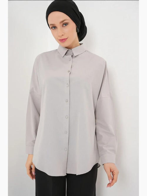 Chemise basique oversize bdart - Kiabi Chemise basique oversize bdart - Kiabi