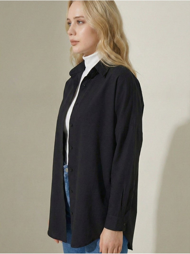 Chemise basique oversize bdart Noir - Kiabi