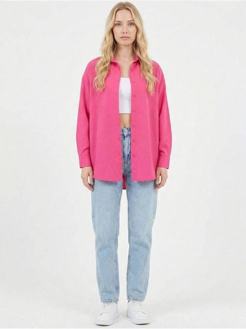 Chemise basique oversize bdart - Kiabi Chemise basique oversize bdart - Kiabi