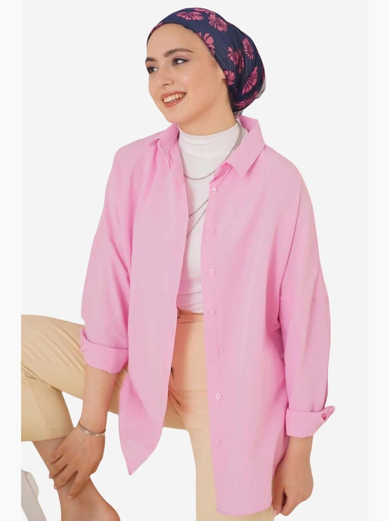 Chemise basique oversize bdart Rose - Kiabi