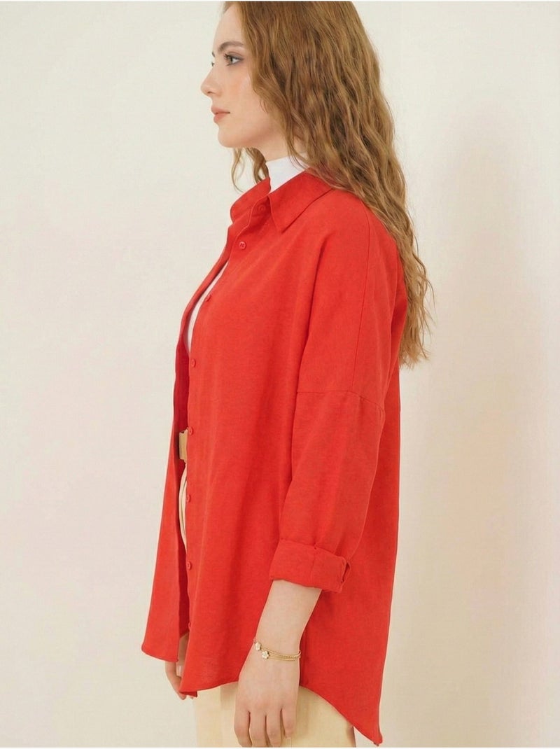 Chemise basique oversize bdart Rouge - Kiabi