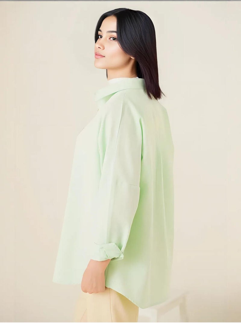 Chemise basique oversize bdart Vert menthe - Kiabi