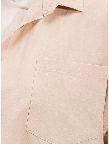 Chemise basique surdimensionnée à manches courtes bdart
