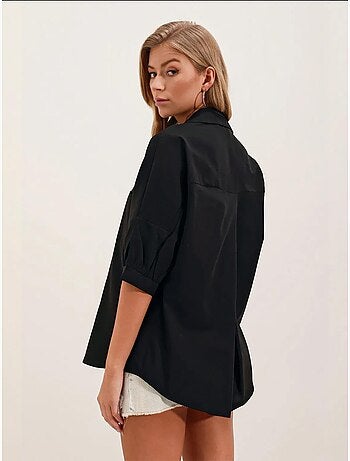 Chemise basique surdimensionnée à manches courtes bdart