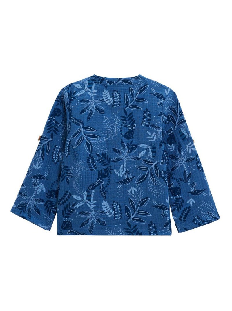 Chemise bébé en gaze de coton Gamboa Bleu - Kiabi