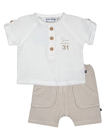 CHEMISE BERMUDA OLIVER SUCRE D'ORGE