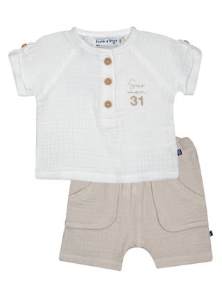 CHEMISE BERMUDA OLIVER SUCRE D'ORGE