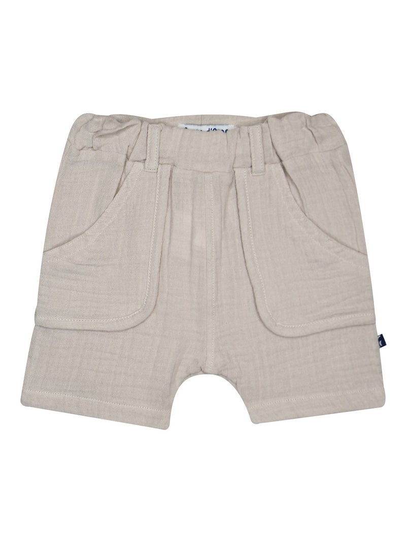 CHEMISE BERMUDA OLIVER SUCRE D'ORGE Blanc - Kiabi