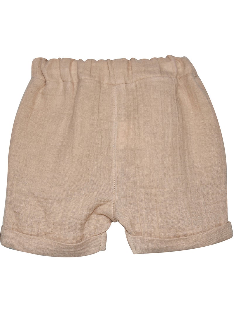 CHEMISE BERMUDA ROMIN MANCHES COURTES BEBE Blanc - Kiabi