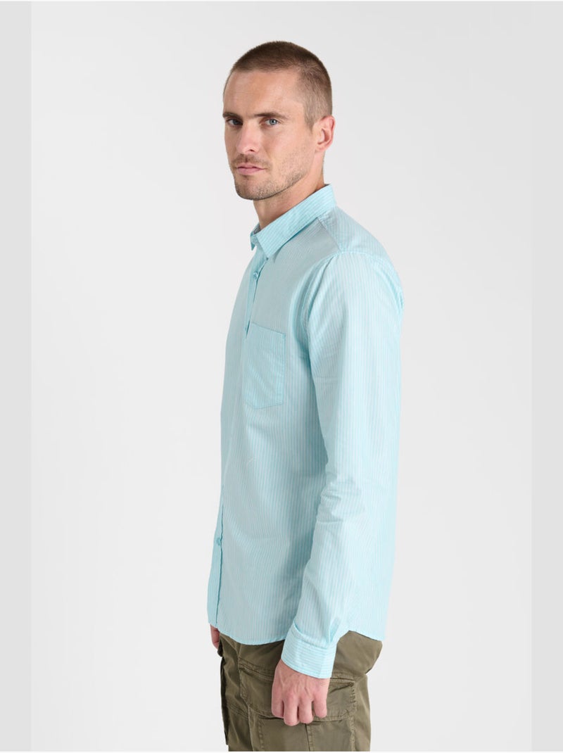 Chemise biros 'le temps des cerises' Bleu - Kiabi