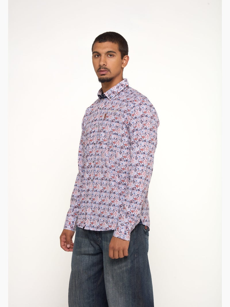 CHEMISE BLACK& CO FLOWERS Blanc - Kiabi