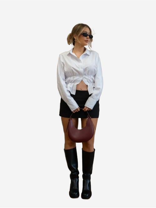Chemise blanche à boutons Valletta - Kiabi