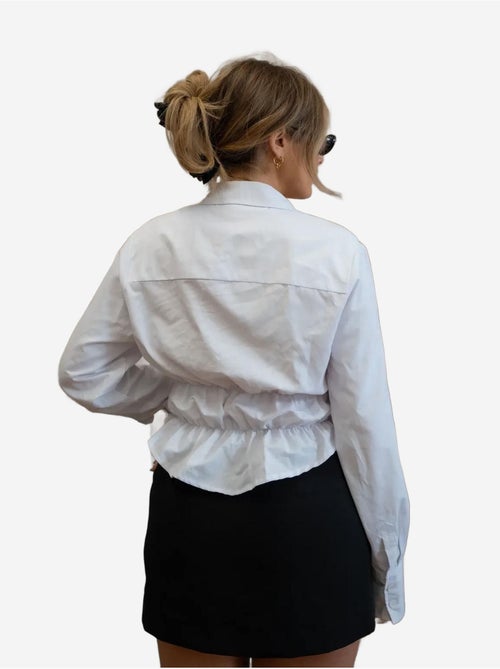 Chemise blanche à boutons Valletta - Kiabi