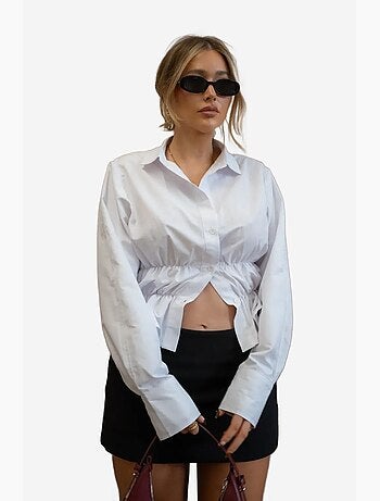 Chemise blanche à boutons valletta hiccup