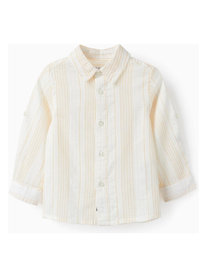 Chemise blanche à manches courtes pour bébé garçon manches longues CÉRÉMONIE Blanc - Kiabi
