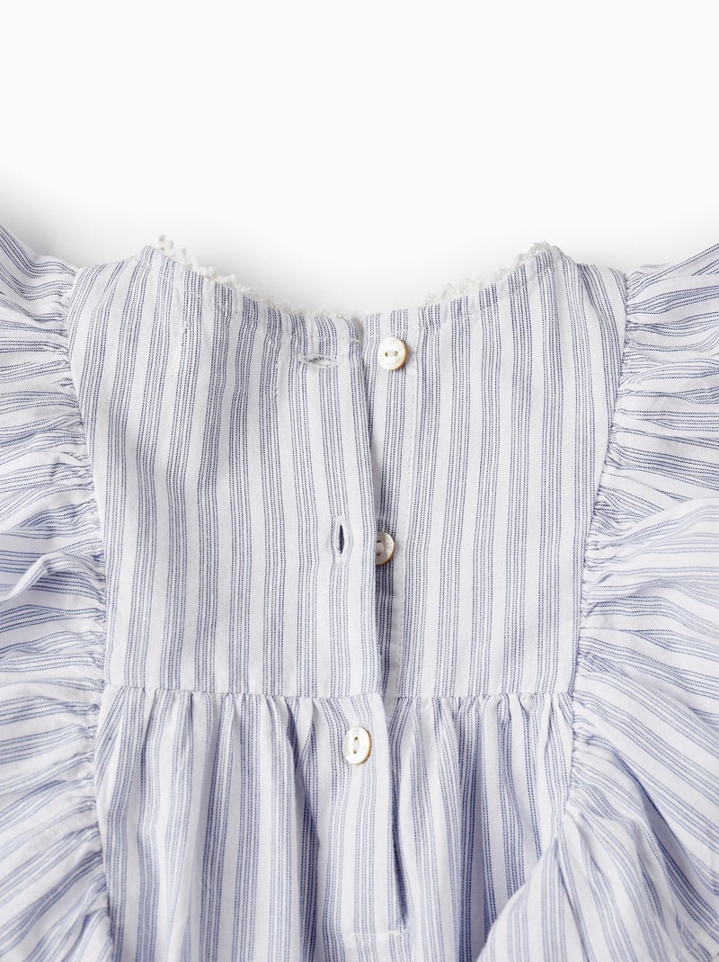 Chemisier oversize à rayures, violet | Ulla Popken