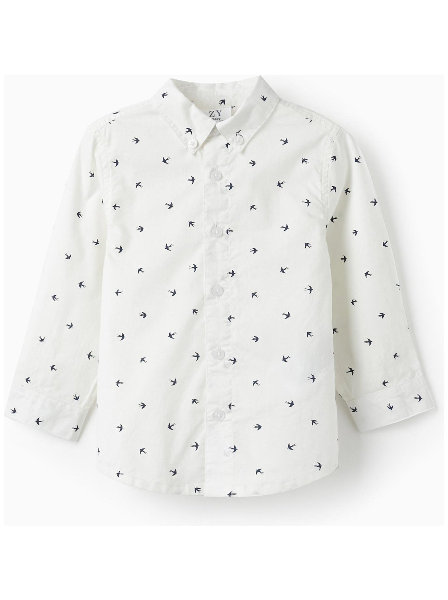 Kastel Denmark Chemise Soleil Manch Bouffant - Imprimé Fleurs Bleu Clair Et Blanc - Neuf Kastel Shirts For Women