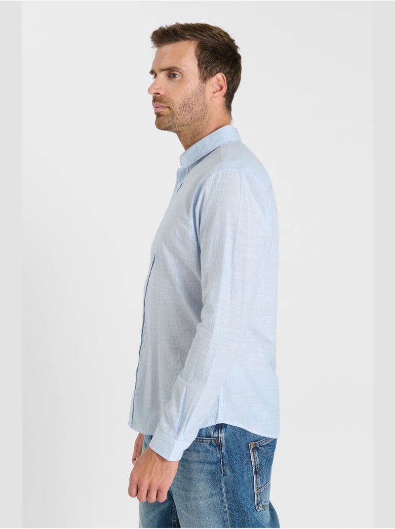 Chemise BLAT 'Le Temps Des Cerises' Bleu - Kiabi