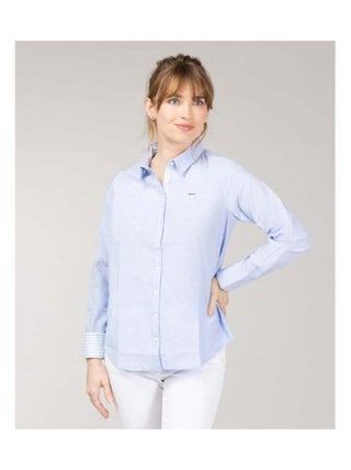 Chemise bleu ciel Femme